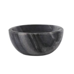 Handmade Ocean Grey Marble Serving Bowl