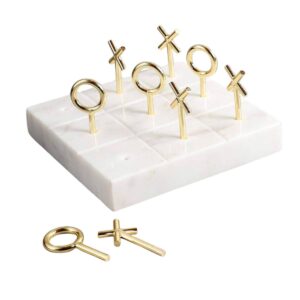 Jonathan Adler Brass Tic Tac Toe Set