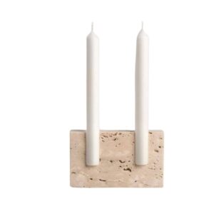 Stone Block Candle Holder