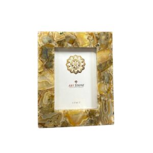 Yellow  Agate Photo frame