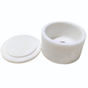 White Marble Box with Lid