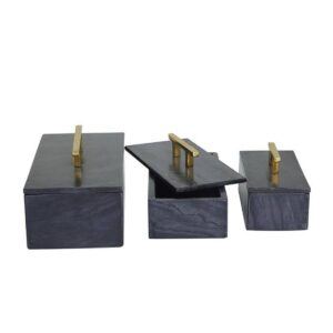 Grey Marble Rectangle Shape box