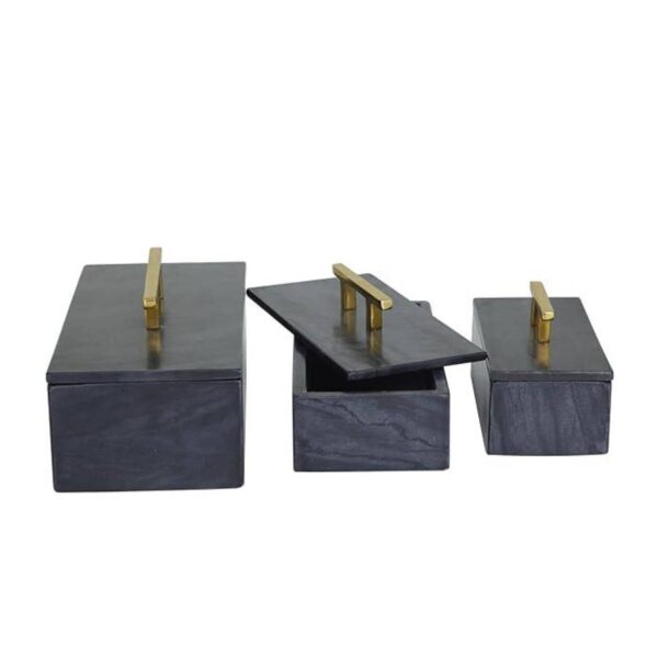 Grey Marble Rectangle Shape box