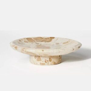 Marble Pedestal Bowl