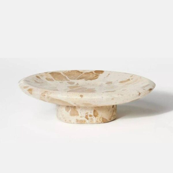 Marble Pedestal Bowl