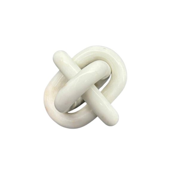 White Color Hand Carved Decorative Chain