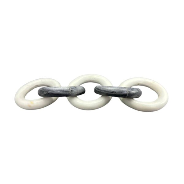 Chain Link White & Black