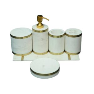 Fluted Bathroom Set - Design 9