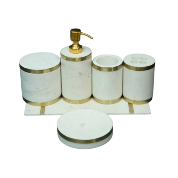 Fluted Bathroom Set - Design 9