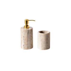 Fluted Bathroom Set - Design 3