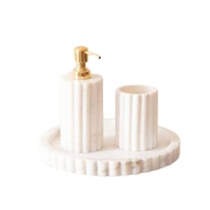 Fluted Bathroom Set - Design 6